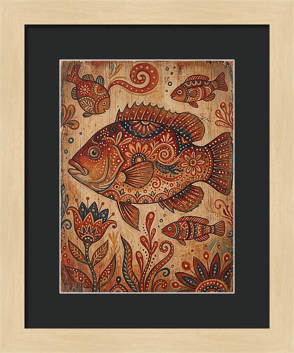 Folk Art Fish
