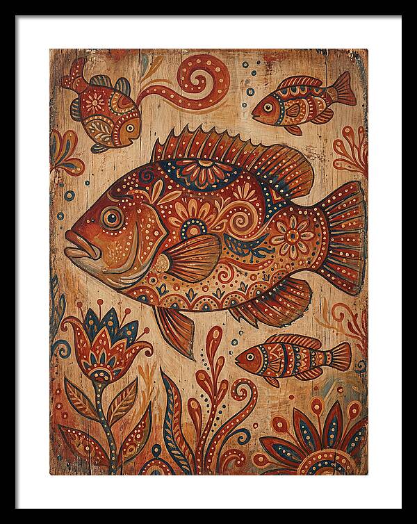 Folk Art Fish