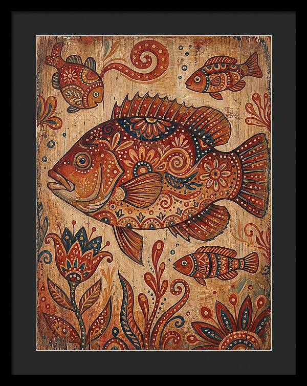 Folk Art Fish