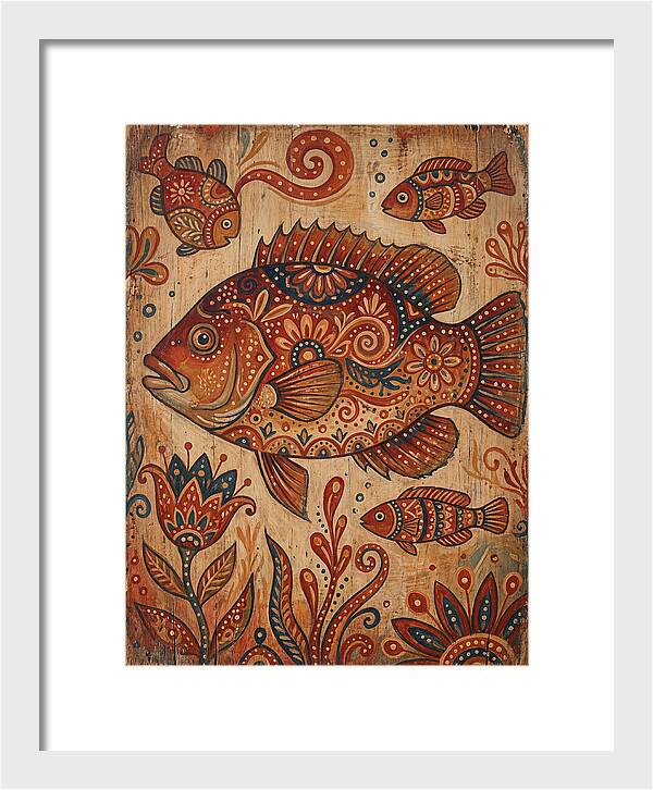 Folk Art Fish
