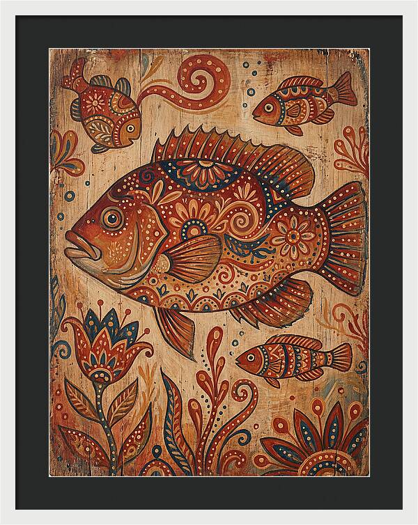 Folk Art Fish