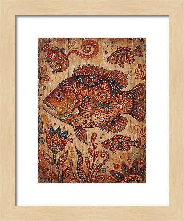 Folk Art Fish