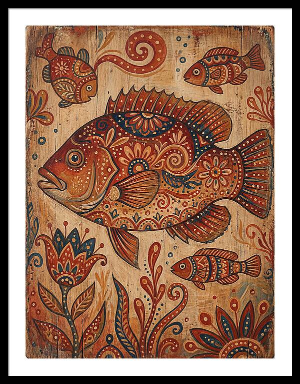 Folk Art Fish