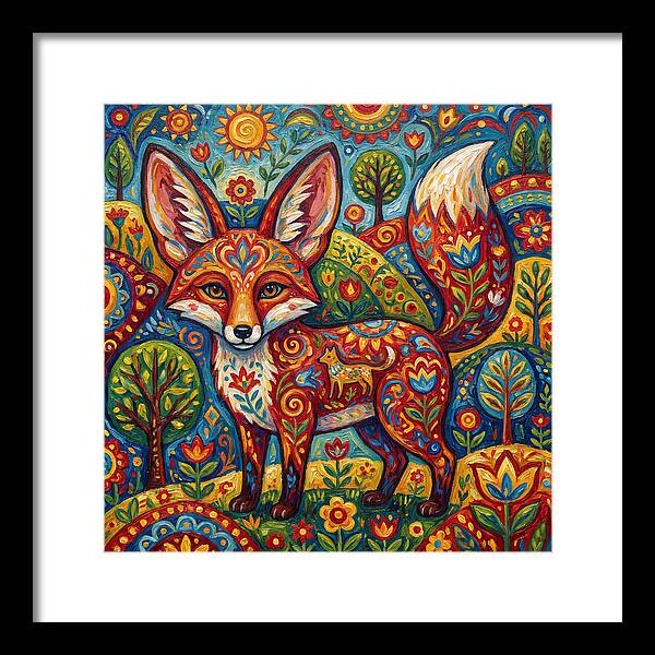 Folk Art Fox