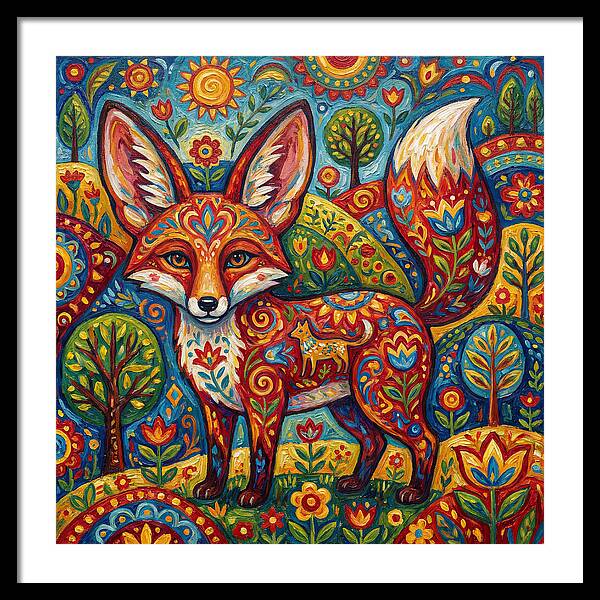 Folk Art Fox