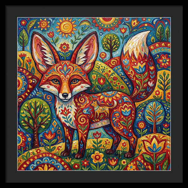 Folk Art Fox