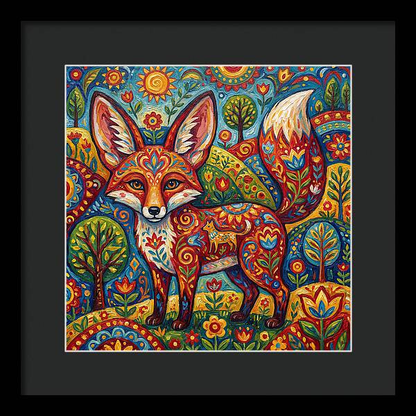 Folk Art Fox