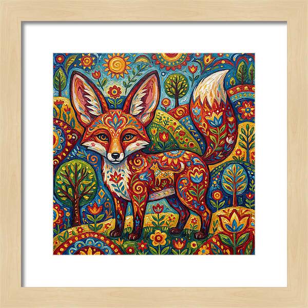 Folk Art Fox