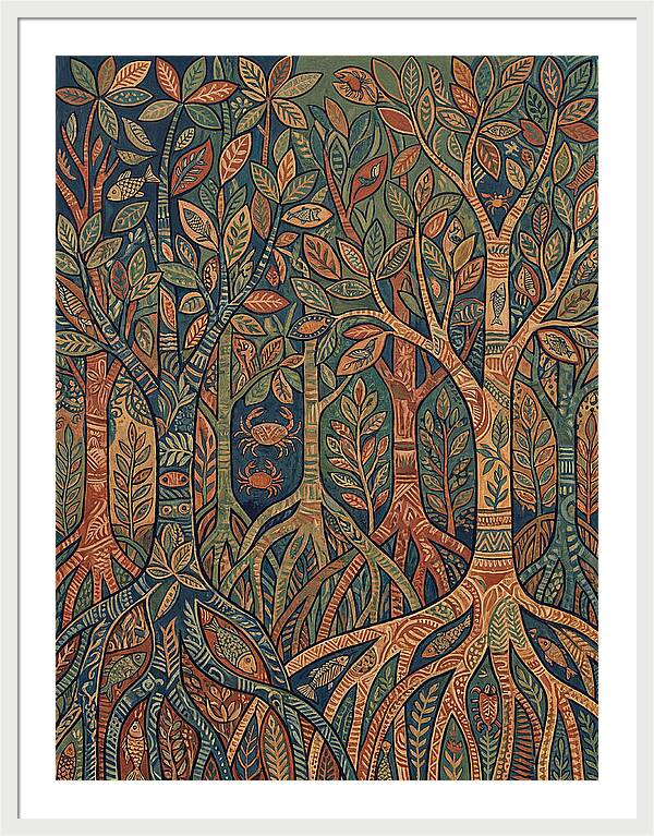 Folk Art In Mangrove Forest