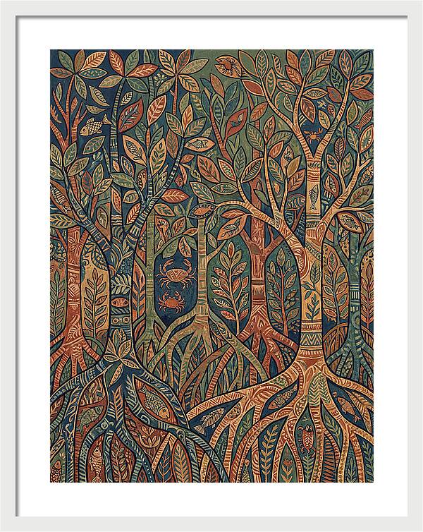 Folk Art In Mangrove Forest
