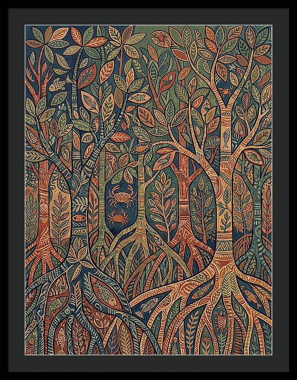 Folk Art In Mangrove Forest
