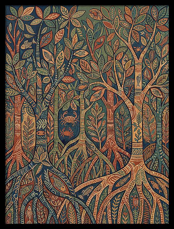 Folk Art In Mangrove Forest