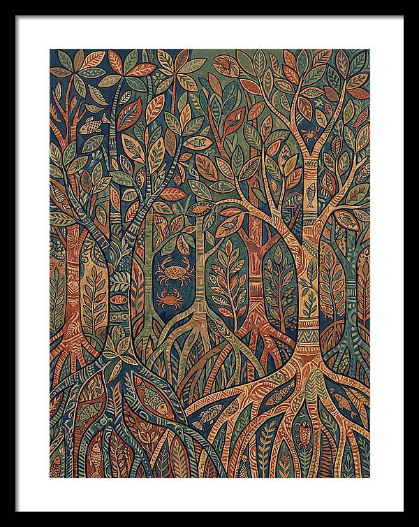 Folk Art In Mangrove Forest