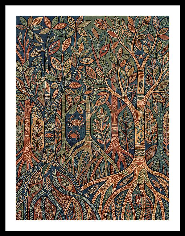 Folk Art In Mangrove Forest