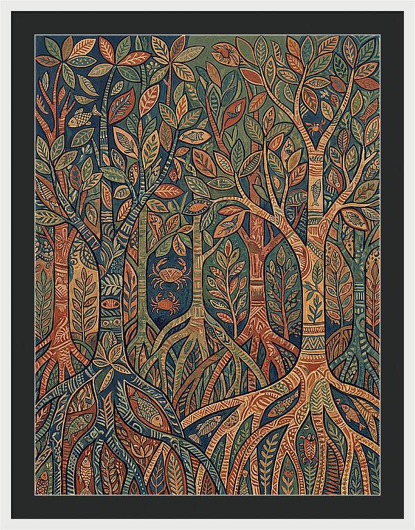 Folk Art In Mangrove Forest