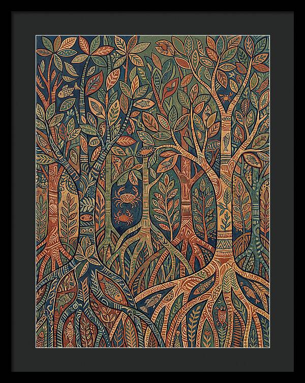 Folk Art In Mangrove Forest