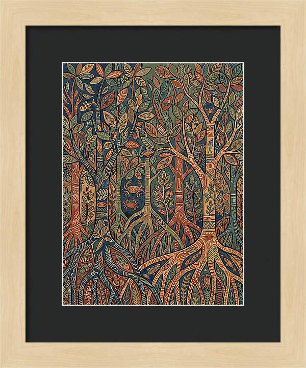 Folk Art In Mangrove Forest