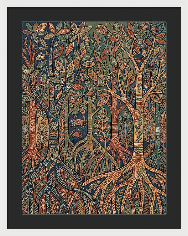 Folk Art In Mangrove Forest