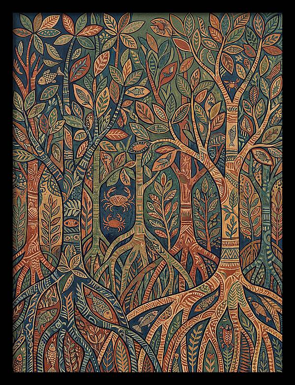 Folk Art In Mangrove Forest