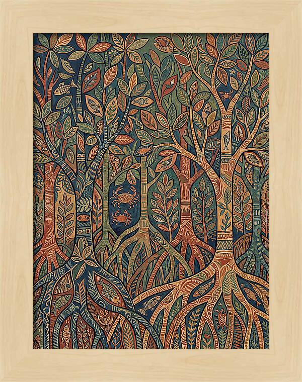Folk Art In Mangrove Forest