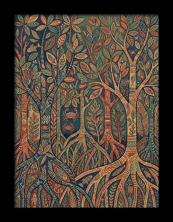 Folk Art In Mangrove Forest
