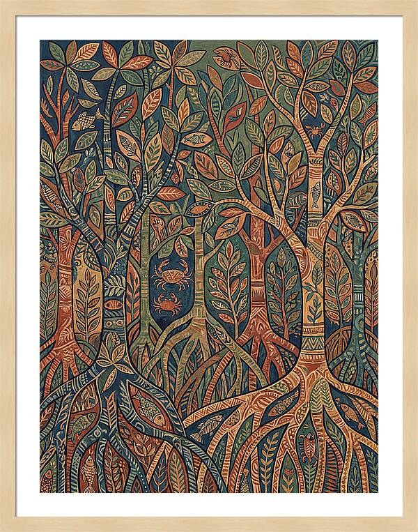 Folk Art In Mangrove Forest