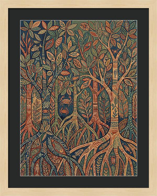 Folk Art In Mangrove Forest