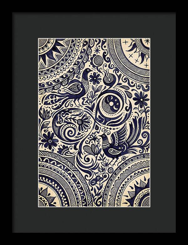 Folk Art Ink Pattern