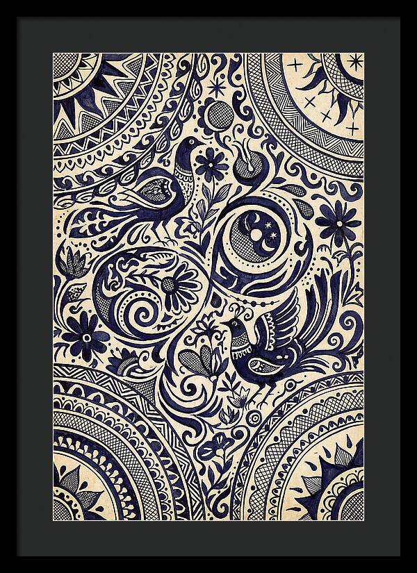 Folk Art Ink Pattern