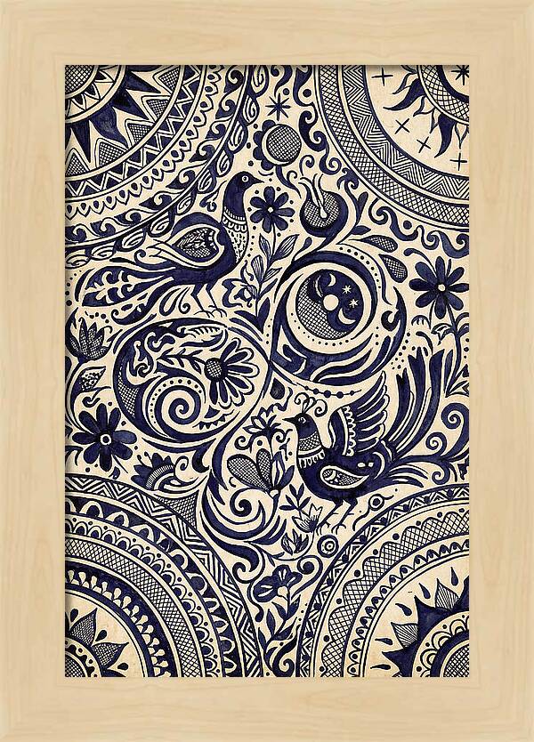 Folk Art Ink Pattern