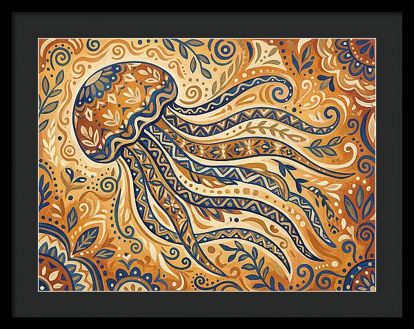 Folk Art Jellyfish
