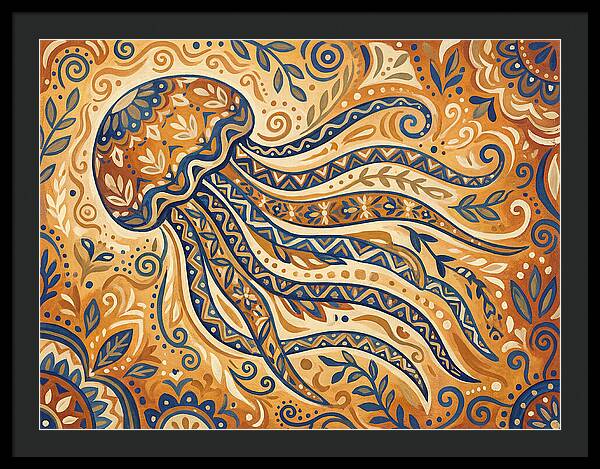 Folk Art Jellyfish
