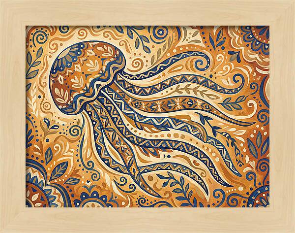 Folk Art Jellyfish