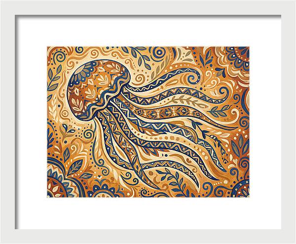 Folk Art Jellyfish