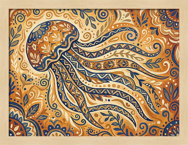 Folk Art Jellyfish