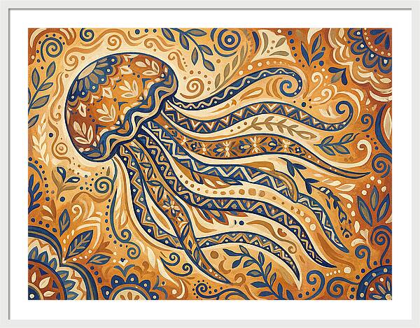 Folk Art Jellyfish