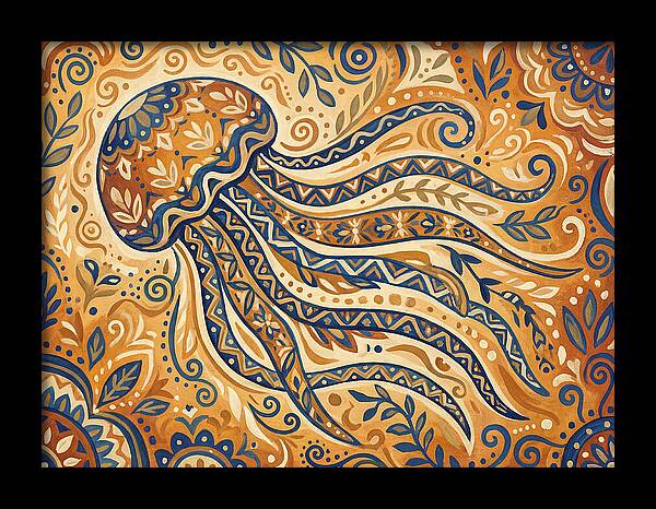 Folk Art Jellyfish