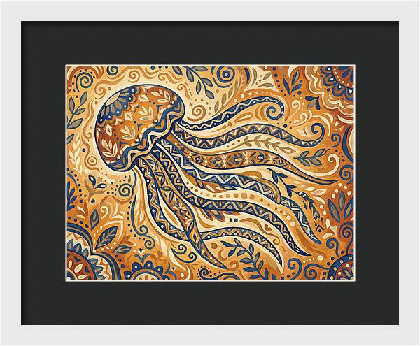 Folk Art Jellyfish
