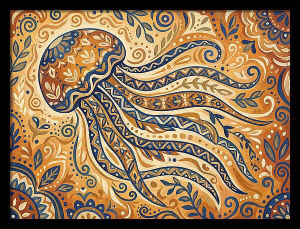 Folk Art Jellyfish