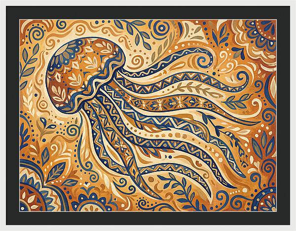 Folk Art Jellyfish