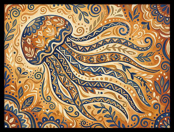 Folk Art Jellyfish