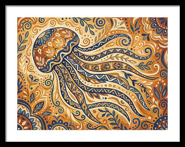 Folk Art Jellyfish