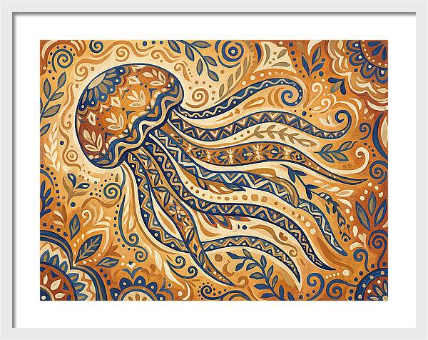 Folk Art Jellyfish