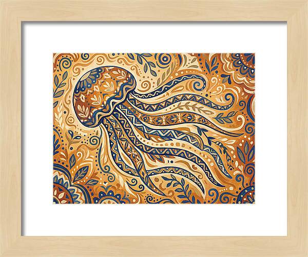 Folk Art Jellyfish