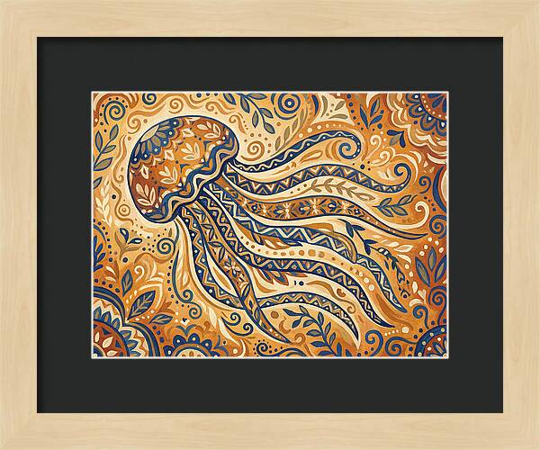 Folk Art Jellyfish