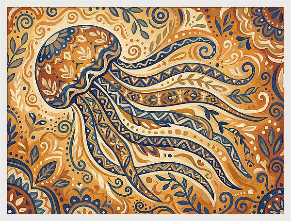 Folk Art Jellyfish