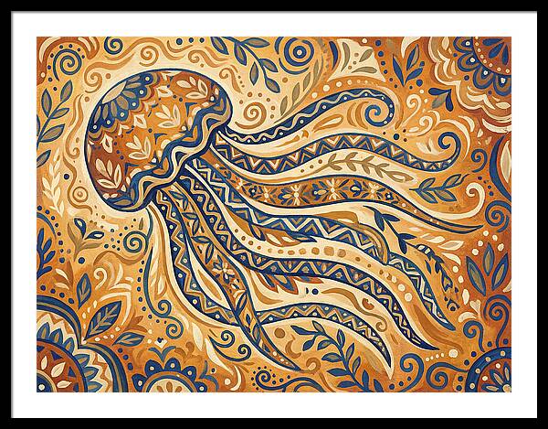 Folk Art Jellyfish