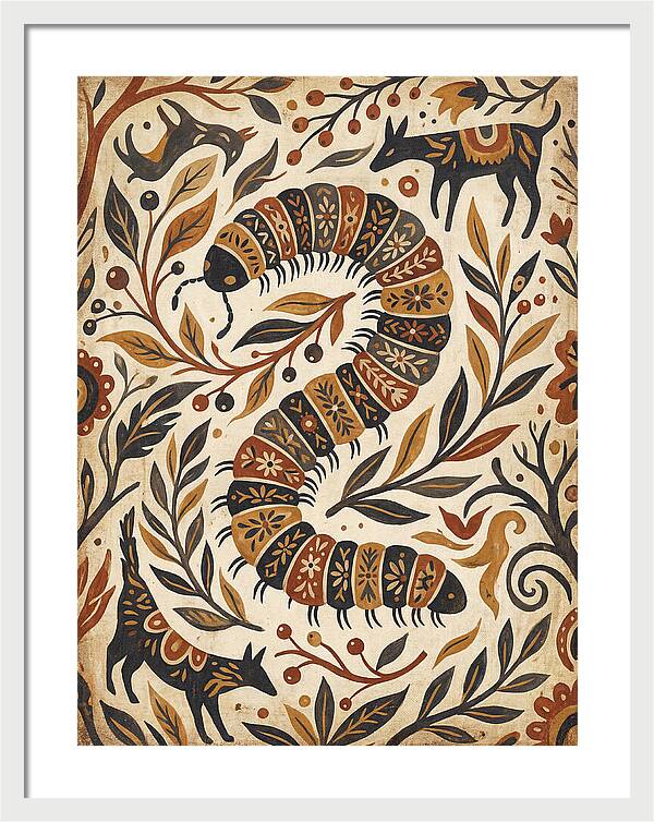 Folk Art Millipede