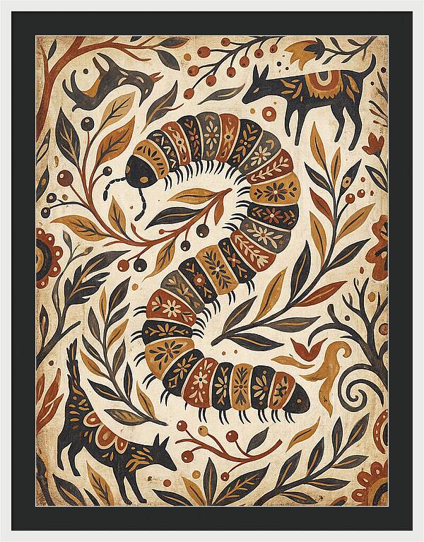 Folk Art Millipede