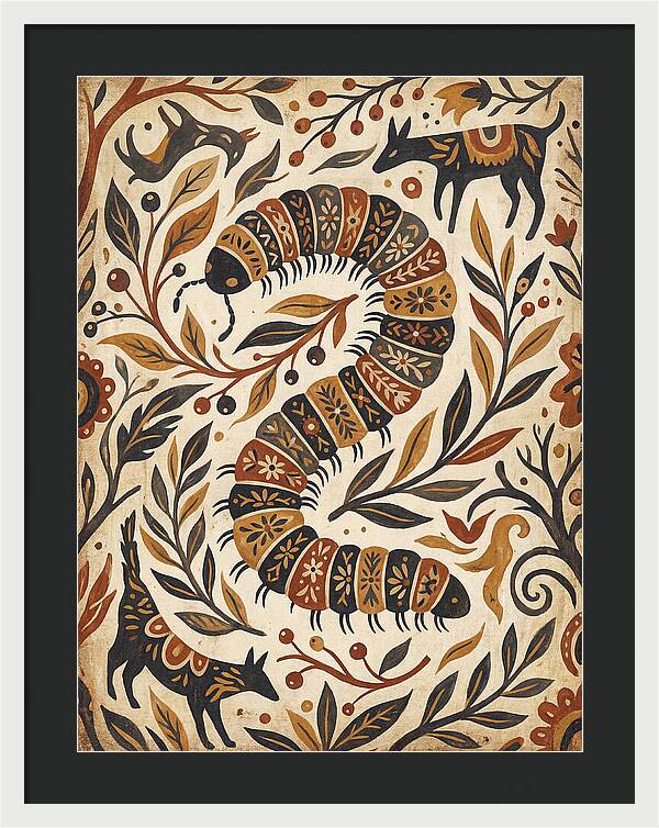 Folk Art Millipede